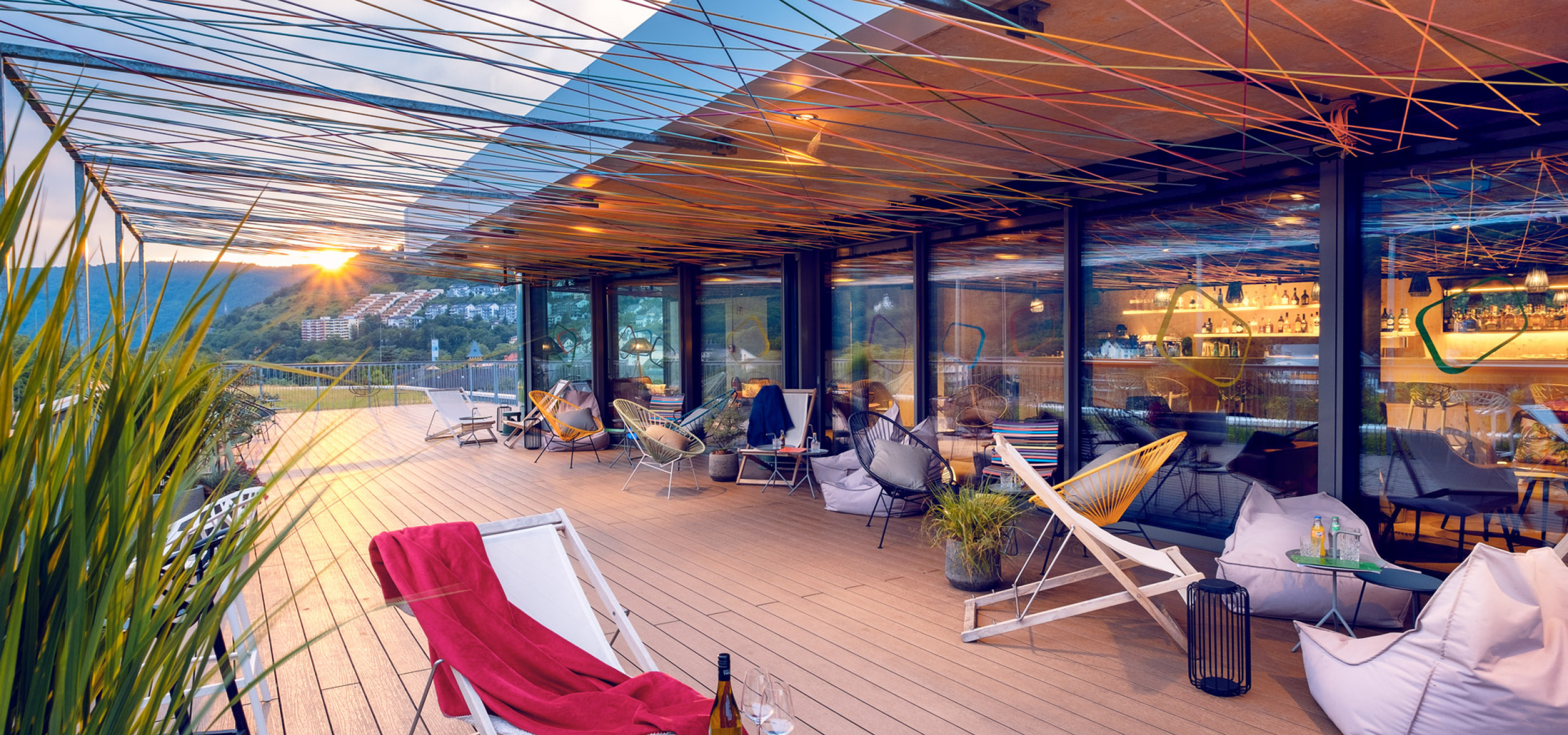 emser thermenhotel skylounge terrasse sonnenuntergang